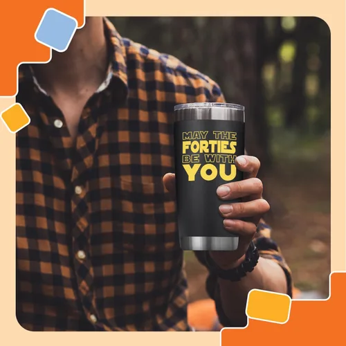 Vista 7 de NewEleven Regalos de cumpleaños número 40 para hombres y mujeres – Decoraciones de cumpleaños de 40 años para hombres y mujeres – Regalo