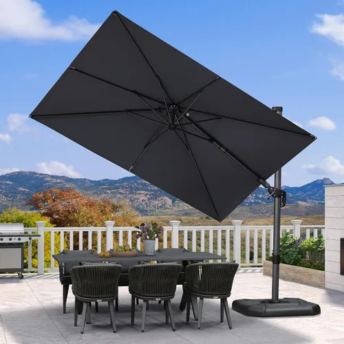 Vista 89 de PURPLE LEAF Paraguas para exteriores 8' x 8' cuadrado protección solar Manzana Verde (Apple Green)
