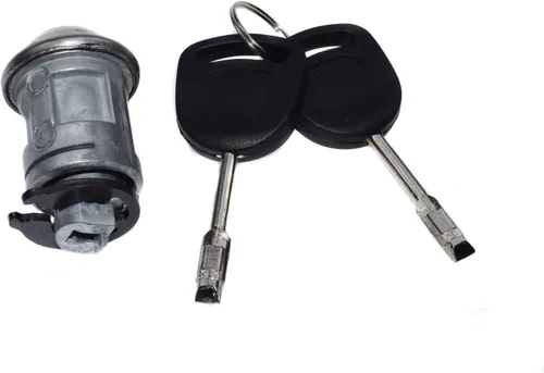 Vista 3 de Interruptor de bloqueo de cilindro de encendido Kit de reparación de dirección de cilindro 2 llaves para Ford Transit Escort Fiesta Scorpio 1022184