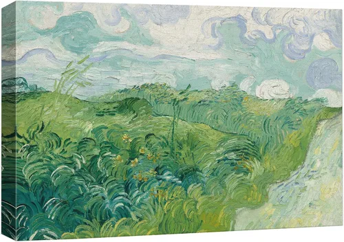 Vista 24 de wall26 Vista de Vetheuil por Claude Monet - Arte moderno impresionista - Arte en lienzo para el hogar, 24 x 36 pulgadas 40. Vista de Vetheuil