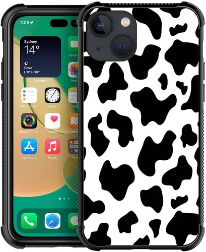Vista 37 de Compatible con iPhone 13 Mini, diseño de H Art Cat Pattern, H Funda protectora de TPU resistente a arañazos y golpes para iPhone 13 Mini de 5.4
