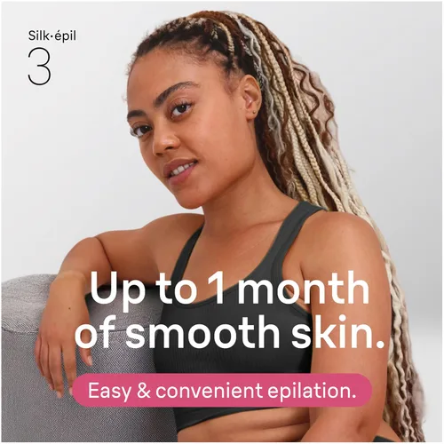 Vista 3 de Braun Depiladora Silk-epil 3 3-270, Dispositivo de Depilación, Depiladora para Mujeres, Afeitadora y Recortadora, Depilación