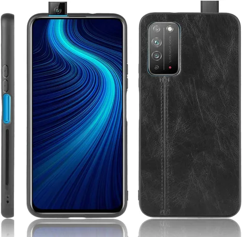 Vista 240 de Funda para Vivo iQOO Z1x 5G, funda para Vivo iQOO Z1x 5G Funda de piel sintética con funda 3 en 1, color azul