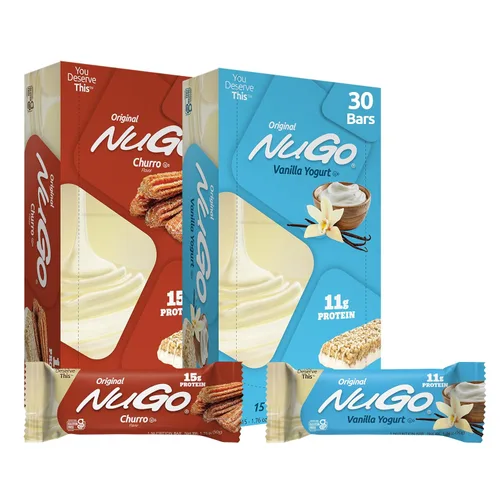 Vista 9 de NuGo Barra de proteínas, café, 0.39 oz de proteína, sin gluten, 15
