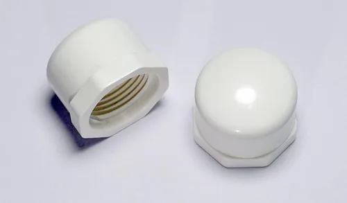 Vista 8 de Rainbow Dream Adaptador de enchufe hembra de PVC de 3/4 pulgadas - 10 paquetes, blanco