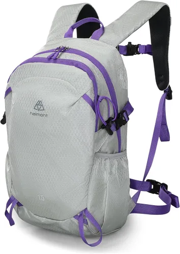 Vista 9 de Haimont Mochila de senderismo ligera de 15 L, color negro