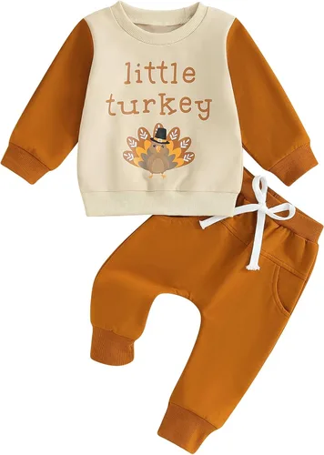 Vista 18 de Conjunto de Navidad para bebé niño con camisa divertida larga y pantalón conjunto de ropa de primera Navidad para niños de 6 a 12, 18, 24 meses 2T