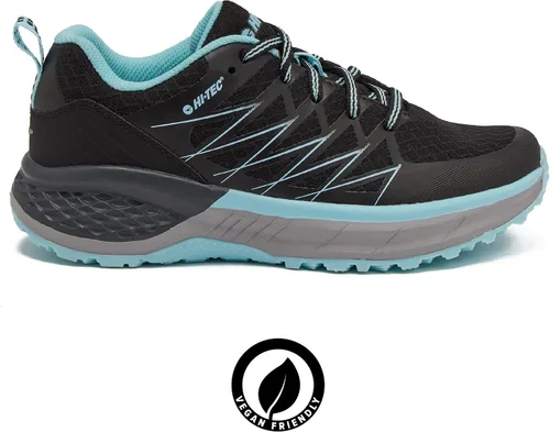 Vista 3 de HI-TEC Destroyer Low - Tenis deportivos de malla ligera para mujer Negro