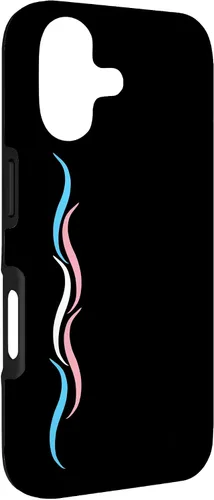 Vista 3 de Subtle Transgender Pride Lines, Transsexual Trans Pride Flag Case for iPhone 17