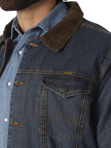 Vista 4 de Wrangler Men's Cowboy Cut Western Lined Denim Jacket