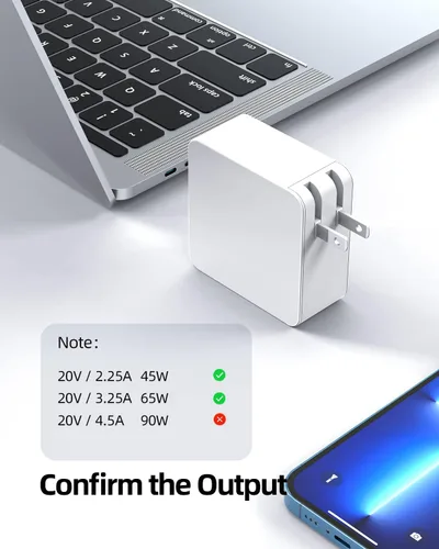 Vista 2 de Cargador de portátil USB C de 65 W para Samsung Galaxy Book Pro y Book 6 5 4 3, cargador rápido compatible con adaptador de fuente de alimentación