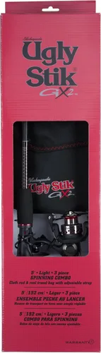 Vista 17 de Combo de Carrete Giratorio y Caña de Pescar Ugly Stik GX2