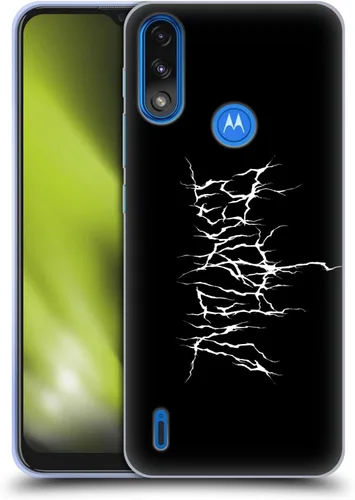 Vista 13 de Head Case Designs Officially Licensed in Flames Adventures Metal Grunge Soft Gel Case Compatible with Moto E7 Power/Moto E7i Power