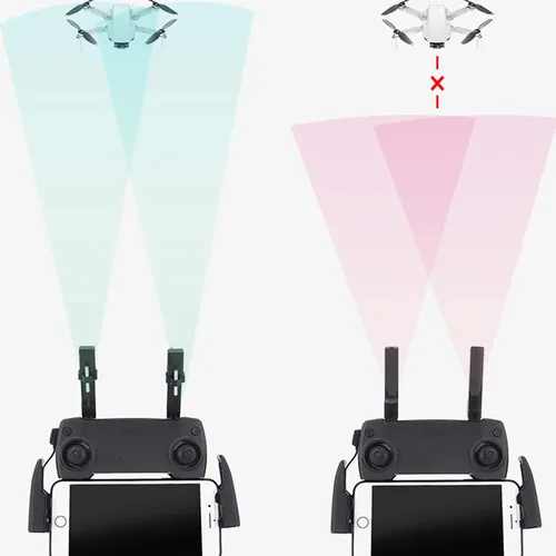 Vista 6 de Controlador remoto amplificador de señal amplificador de antena extensor para DJI Mavic 2 Mini Drone Accesorios