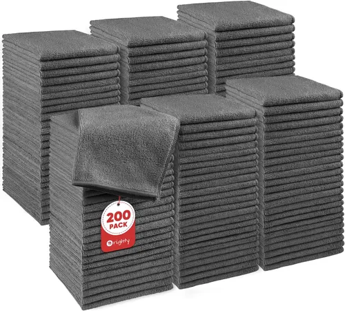 Vista 15 de Orighty Paquete de 5 toallas faciales de microfibra, altamente absorbentes y suaves al tacto, toallas de mano para baño, hotel, spa y gimnasio, 11.5