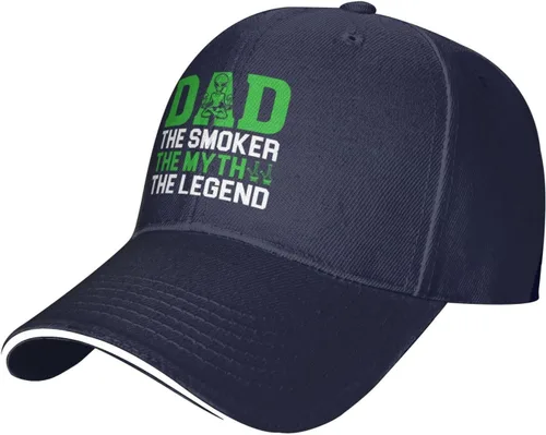 Vista 16 de Dad The Smoker The Myth The Legend Baseball Cap for Men Women Adjustable Funny Dad Hat
