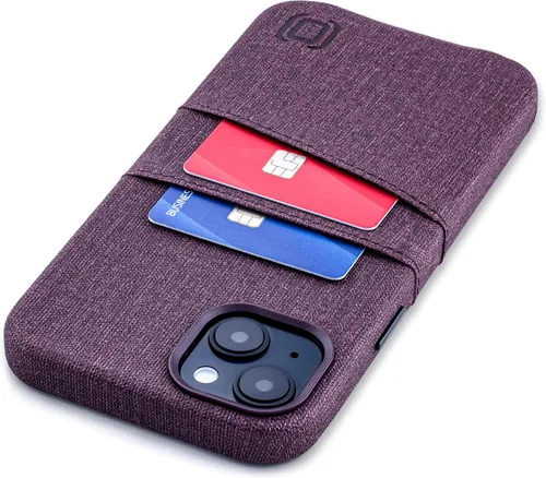 Vista 15 de Dockem Funda para iPhone 14 con placa de metal integrada para montaje magnético y 2 bolsillos para tarjetas: Cartera Luxe M2, piel sintética