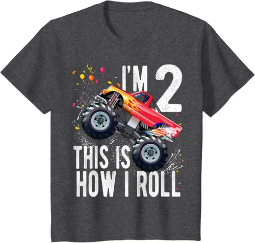 Vista 30 de Camiseta de 2 años para niño de 2 años, Negro