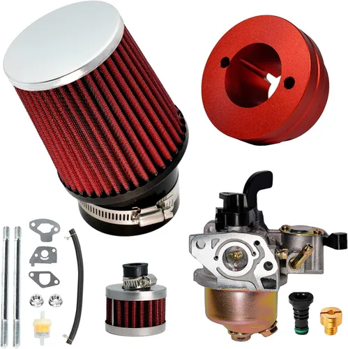 Vista 8 de JMCHstore Kit adaptador de filtro de aire de carburador para Monster Mega Moto MMB80 MMB105, Coleman B100 RB100 105cc, Motovox MBX10 Baja DB30 97cc