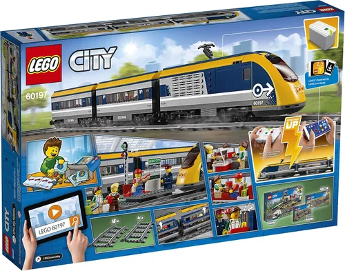 Vista 9 de LEGO City Passenger Train 60197 - Juego para construir (677 piezas)