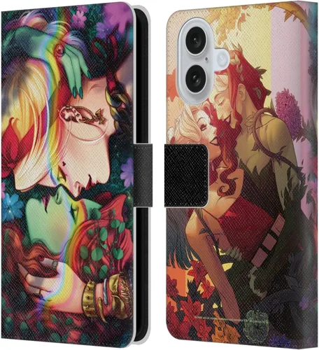 Vista 41 de Head Case Designs Officially Licensed Batman DC Comics Batman #609 Hush Gotham City Sirens Leather Wallet Case Compatible with Apple iPhone 7/8 / SE