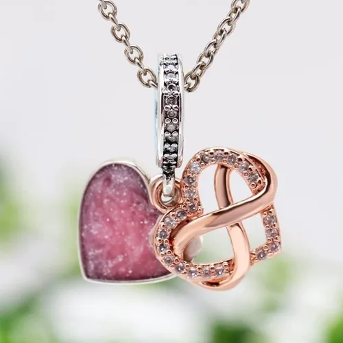 Vista 2 de Dijes de plata de ley 925 para pulseras y collares, cuentas de búho de tren para niños, dijes de árbol familiar, regalo de joyería para mujeres