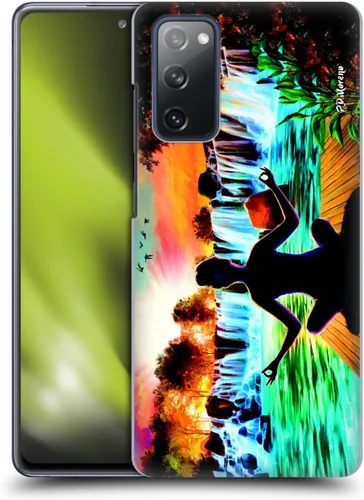 Vista 15 de Head Case Designs Officially Licensed P.D. Moreno Dancer's Pose Yoga Silhouettes Hard Back Case Compatible with Samsung Galaxy S20 FE / 5G