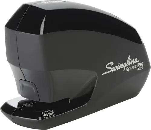 Vista 2 de Swingline Grapadora eléctrica, Speed Pro 45, capacidad de 45 hojas, color negro (S7042155)