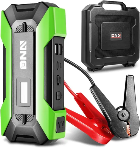 Vista 11 de DNA MOTORING 12V 1500A 15000 mAh Arrancador de batería portátil para auto, paquete de cargadores de batería, caja de puente, para hasta 7.0L de gas