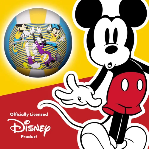 Vista 7 de Disney Mickey Mouse - Pelota de voleibol para niños, tamaño 4, Minnie Mouse, Donald Duck y Goofy, pelota de entrenamiento deportiva suave al tacto