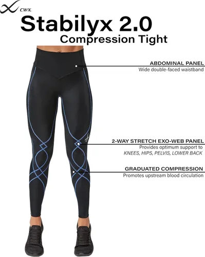 Vista 5 de CW-X Women's Stabilyx 2.0 Joint Support Compression Tight