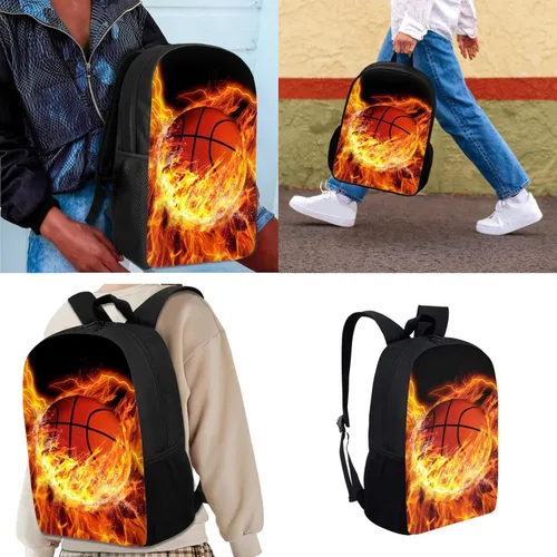 Vista 51 de HUGS IDEA Juego de 3 bolsas escolares con aislamiento térmico para el almuerzo, estuche para lápices