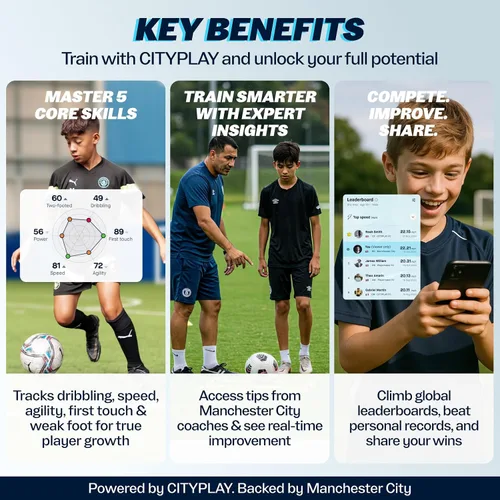 Vista 4 de CITYPLAY Smart Soccer Tracker for Cleats - Training Sensor for Youth