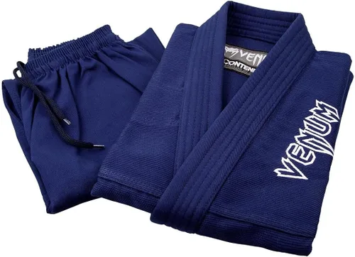 Vista 3 de Venum Contender BJJ Gi cinturón blanco libre incluido para niños azul marinoazul - C0