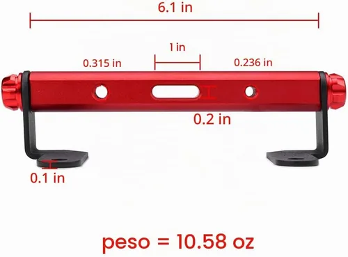 Vista 2 de Motocicleta multifuncional barra de equilibrio barra de equilibrio navegación GPS manillar extensión compatible con Suzuki Gixxer SF250 GIXXER 250