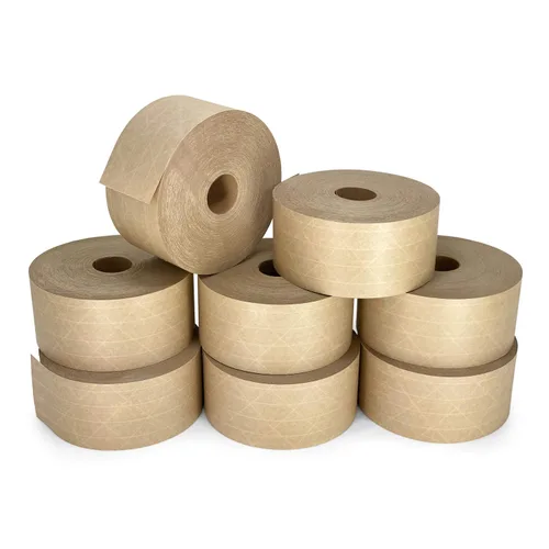 Vista 11 de IDL Packaging Cinta engomada Kraft activada por agua de 2.83" x 450', 30lb