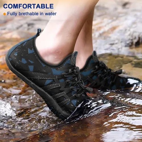 Vista 8 de BULLIANT Zapatos de agua para hombre, unisex, zapatos acuáticos descalzos para hombres y mujeres, zapatos de senderismo y natación