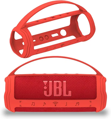 Vista 12 de JCHPINE Funda de silicona para altavoz Bluetooth portátil JBL Flip 6 Funda protectora de transporte para accesorios de altavoces JBL Flip 6, funda