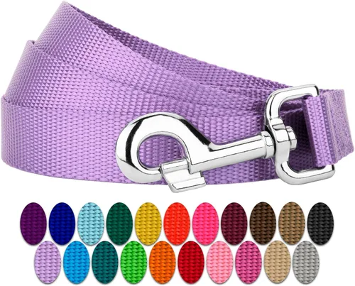 Vista 33 de Country Brook Petz - Correa para perro de nailon duradera de estilo tradicional de 1 pulgada con broche fácil de usar para razas pequeñas, medianas