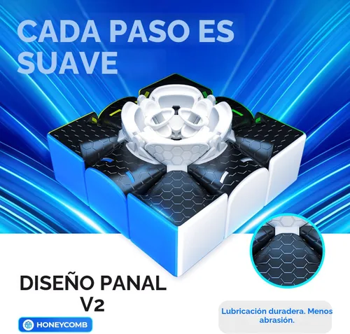Vista 3 de GAN 356 R S, 3x3 Speed Cube Gans 356RS Cubo Mágico No Magnético (Stickerless)