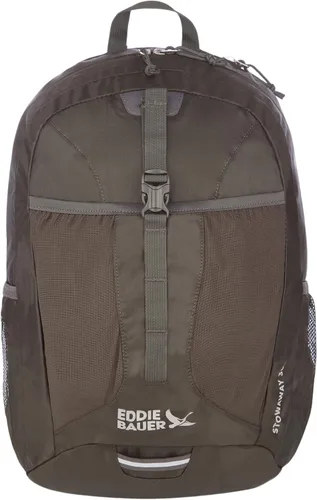 Vista 16 de Eddie Bauer Stowaway Mochila Empacable Viaje Exterior Ligera Plegable Duradera Poliéster Ripstop 30L - Cereza Negra