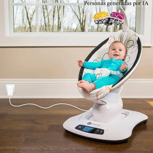 Vista 6 de Cable de alimentación de repuesto de 12 V 3 A para 4moms Mamaroo 2/4, RockaRoo Baby Swing adaptador de corriente alterna cargador de cable de 6.6