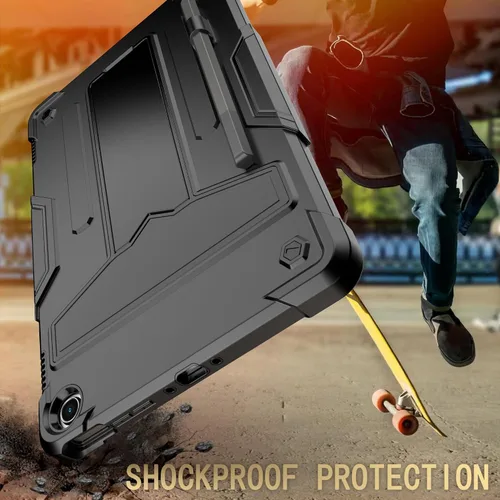 Vista 5 de Funda para Amazon Fire Max 11 (13ª generación, 2023) - Funda protectora híbrida resistente con función atril + 1 protector de pantalla y 1 lápiz