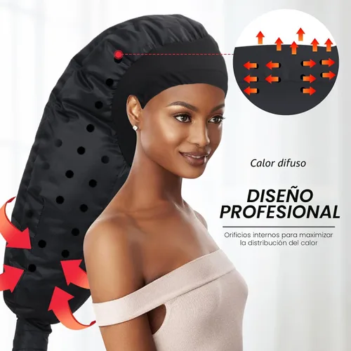 Vista 4 de TEPENAR Accesorio para secador de pelo: tapas ajustables para secadora de pelo extra grandes mejoradas, fáciles de usar para el cuidado del cabello