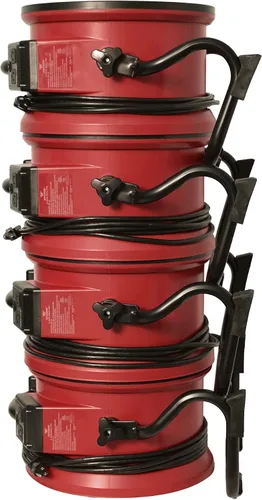 Vista 9 de XPOWER Ventilador axial profesional X-39AR con motor sellado (1/4 HP) para restauración de daños por agua y potente circulación de aire enfocado