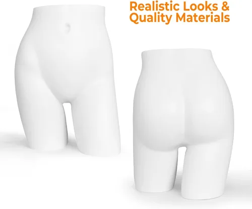Vista 4 de Maniquí femenino sexy de una sola pieza HIPS torso inferior del cuerpo para mostrador de lencería de mujer, soporte de pedestal de exhibición