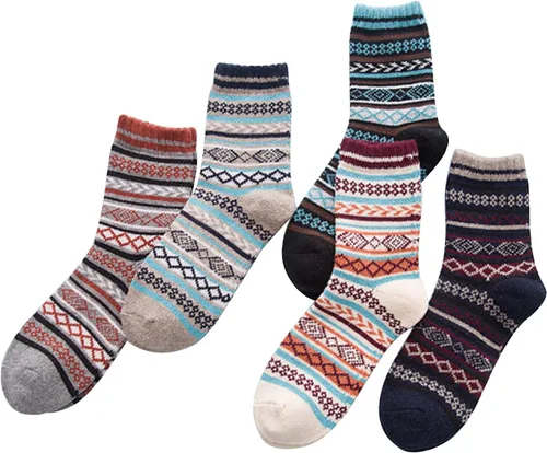 Vista 2 de Uttpll Calcetines casuales de lana suaves y acogedores calcetines deportivos calcetines cálidos calcetines deportivos de regalo para hombres
