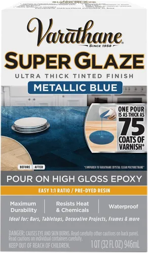 Vista 9 de Varathane Super Glaze - Epoxi de madera envejecida de alto brillo Aged Wood
