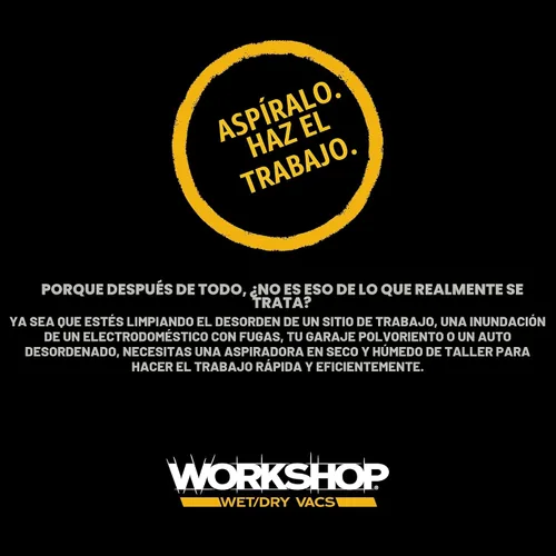 Vista 9 de WORKSHOP Wet/Dry Vacs Cepillo para piso, de 1-7/8 pulgadas, para aspiradora en seco o húmedo, para tienda.