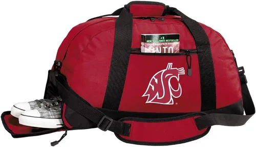 Vista 23 de Texas A&M Bolsa de lona - Texas A&M Aggies - Bolsas de gimnasio con bolsillo para zapatos, Negro